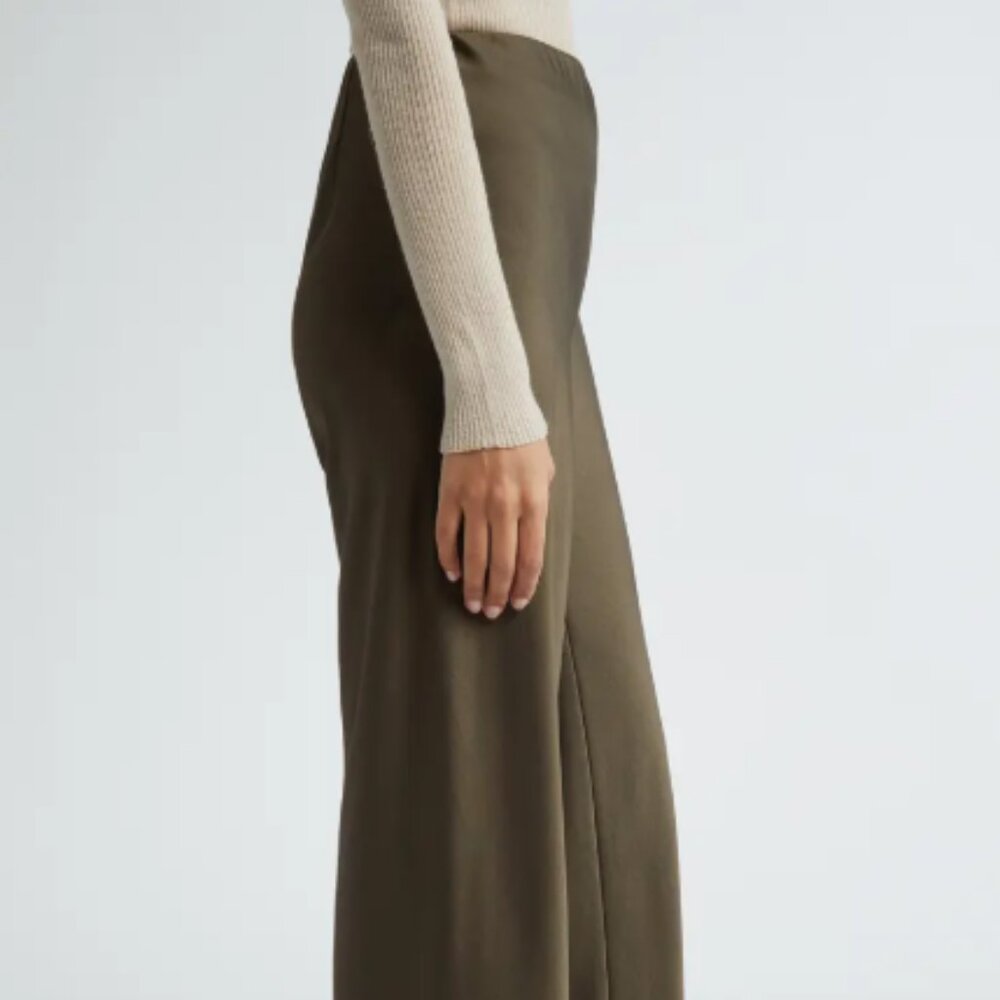 Vince Olive Wide Leg Pants